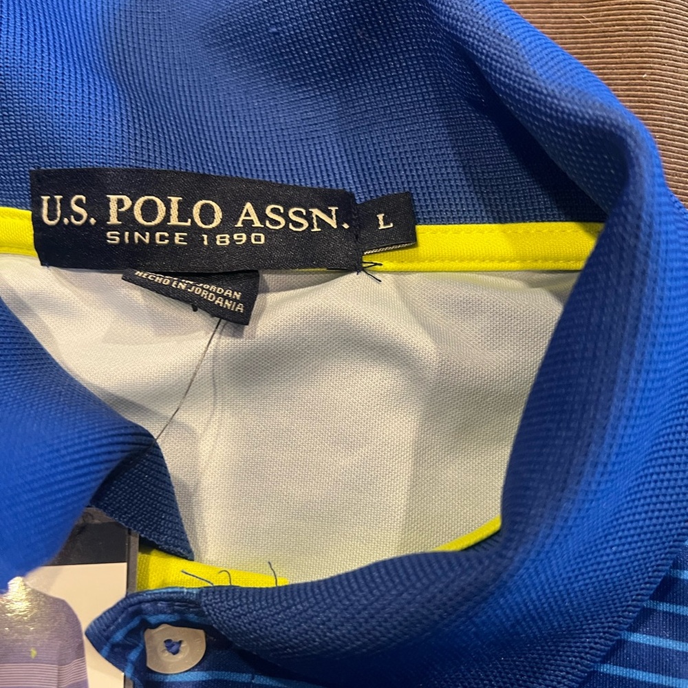 Polo assn golf shirt new with tags, large - Picture 4 of 4